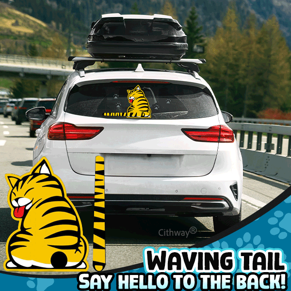 Cithway® Car Rear Wiper Funny Tail-Wagging Sticker