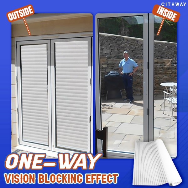 🔥Best Seller🔥Cithway™ One-Way Imitation Blinds Privacy Window Cover