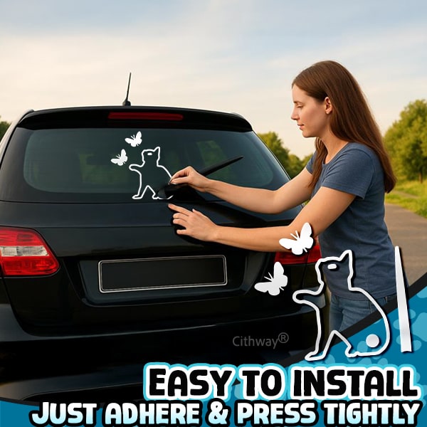 Cithway® Car Rear Wiper Funny Tail-Wagging Sticker
