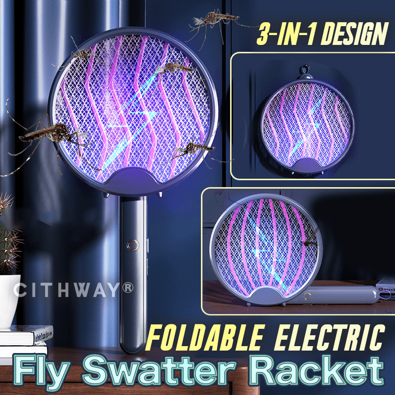 Cithway® Foldable Electric Fly Swatter Racket