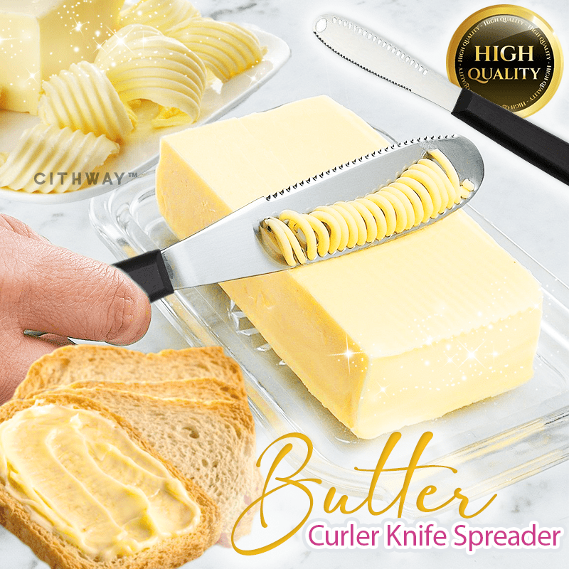 Cithway™ Multipurpose Butter Curler Knife Spreader