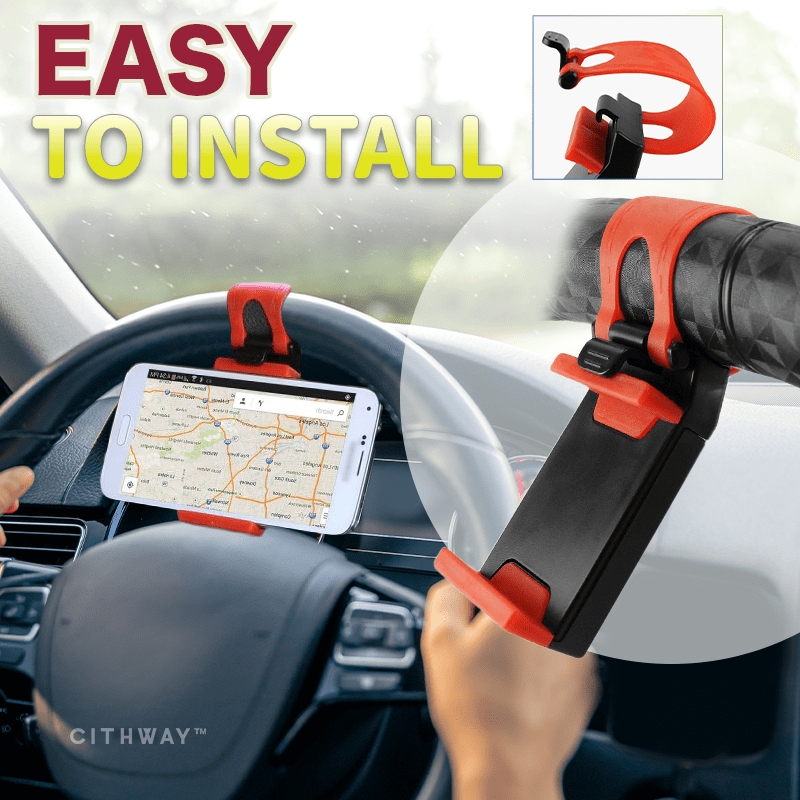 Cithway™ Universal Steering Wheel Phone Mount