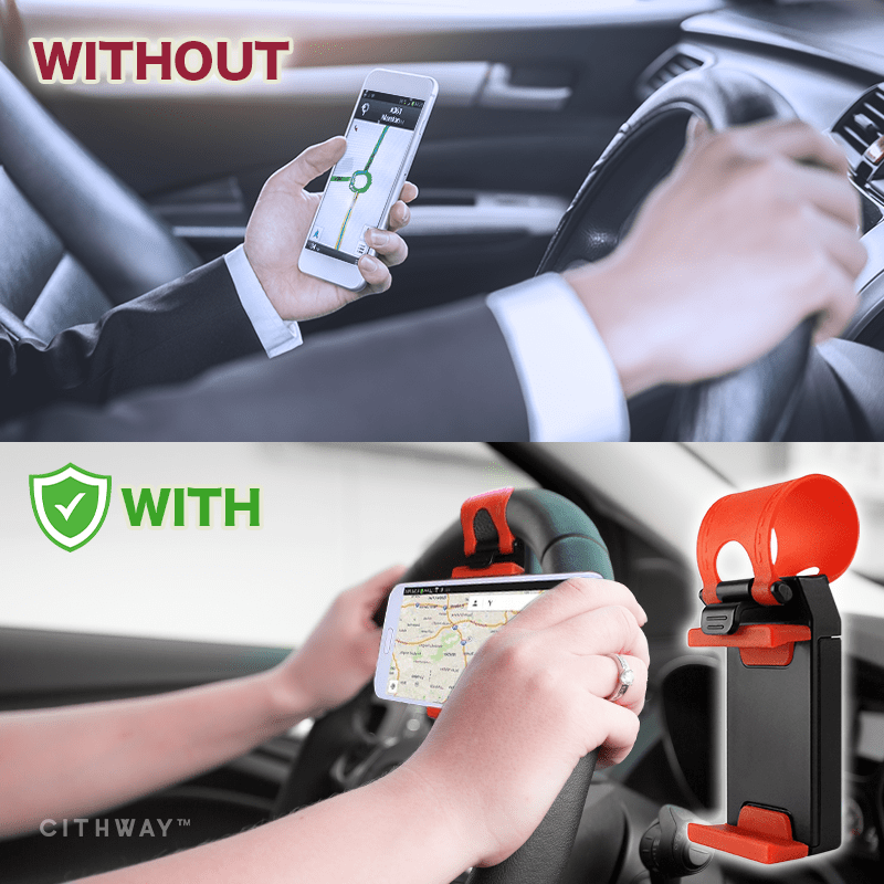 Cithway™ Universal Steering Wheel Phone Mount