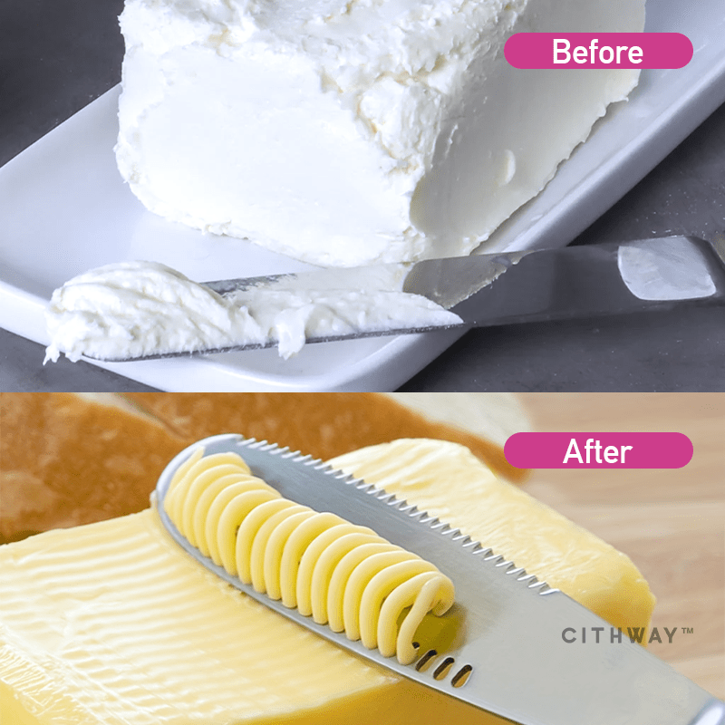Cithway™ Multipurpose Butter Curler Knife Spreader