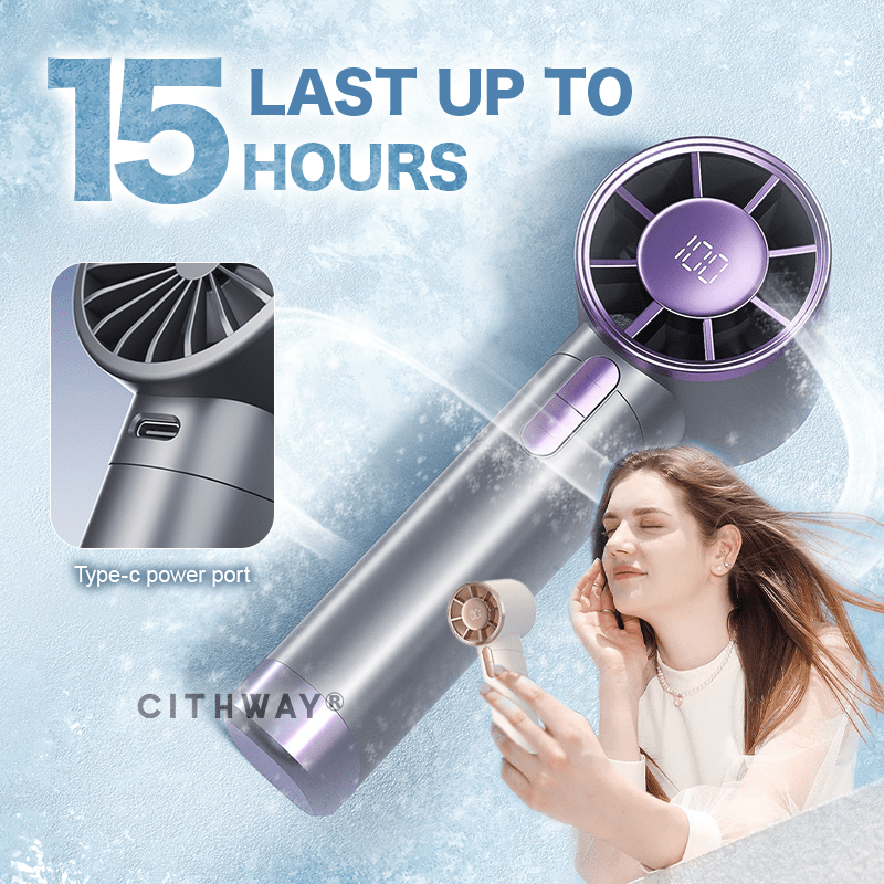 Cithway® Portable High-Cooling  100 SPEED Handheld Fan