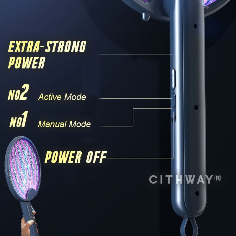Cithway® Foldable Electric Fly Swatter Racket