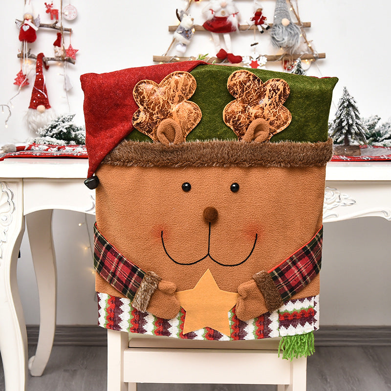 Christmas Back Chair Slip Covers