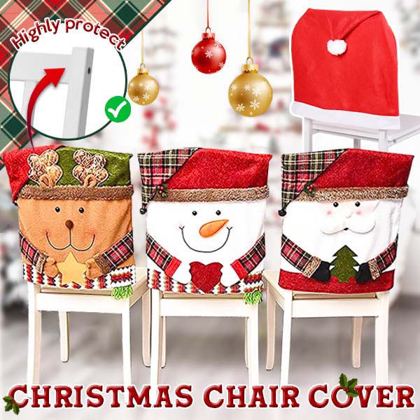 Christmas Back Chair Slip Covers