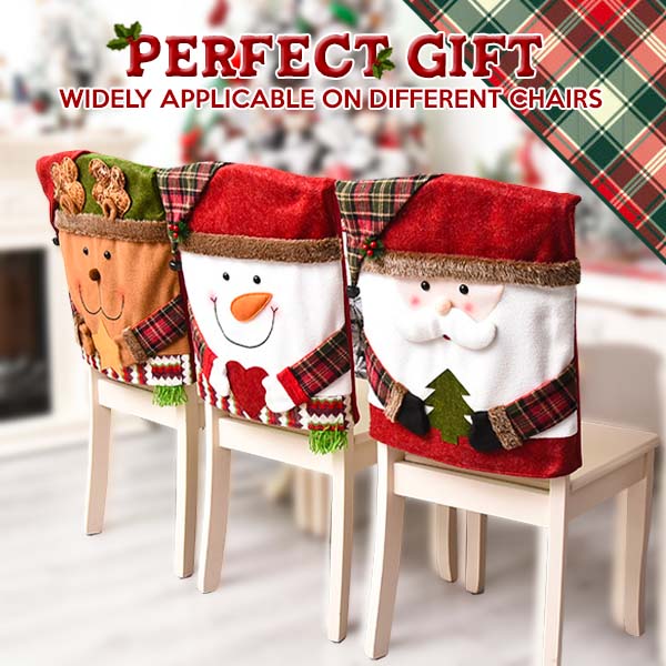 Christmas Back Chair Slip Covers